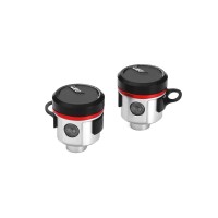 AEM FACTORY - ALUMINUM INTEGRATED RESERVOIR FLUID TANKS FOR BREMBO OE MASTER CYLINDERS AEM FACTORY - ALUMINUM INTEGRATED RESERVOIR FLUID TANKS FOR BREMBO OE MASTER CYLINDERS